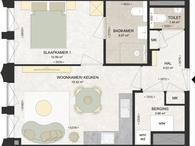 Appartement te huur in Schalkwijk, Haarlem