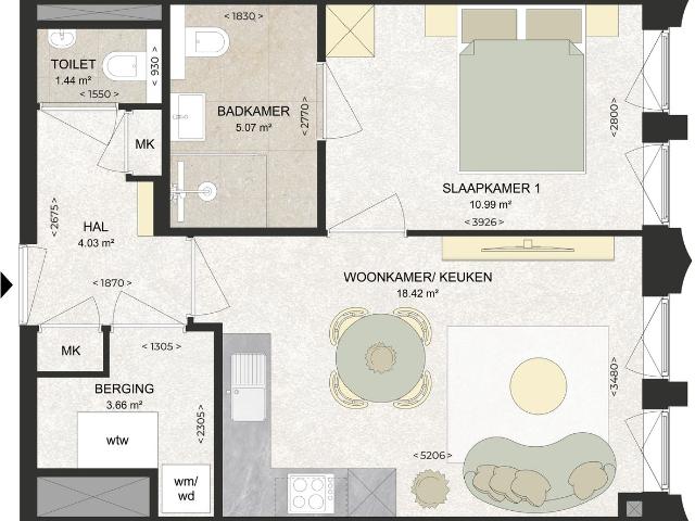 Appartement te huur in Schalkwijk, Haarlem