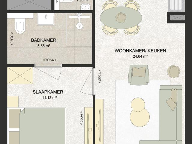 Appartement te huur in Schalkwijk, Haarlem