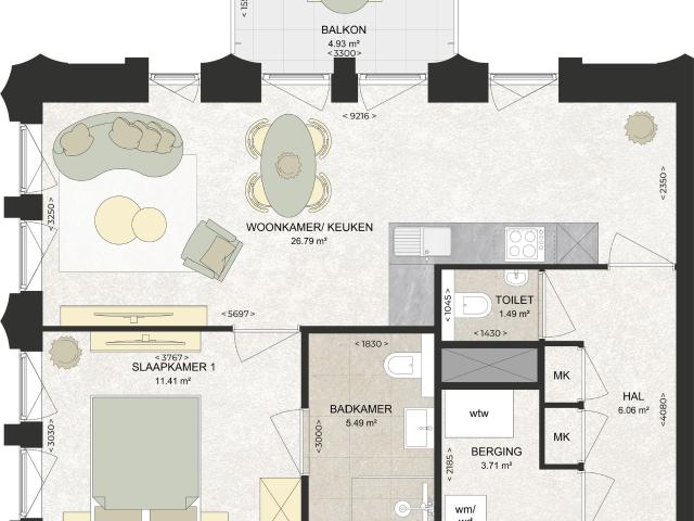 Appartement te huur in Schalkwijk, Haarlem