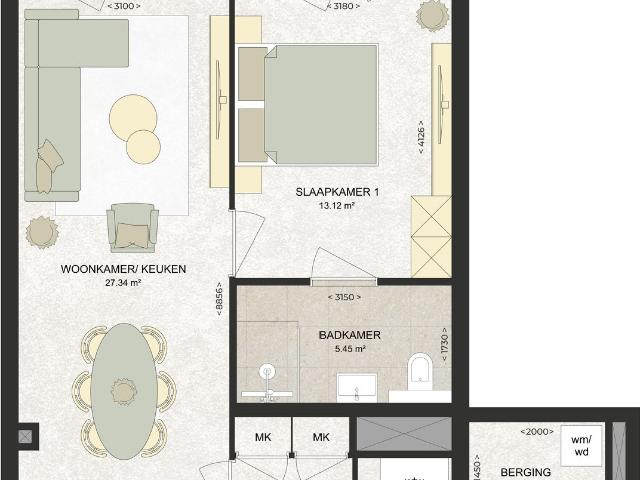 Appartement te huur in Schalkwijk, Haarlem
