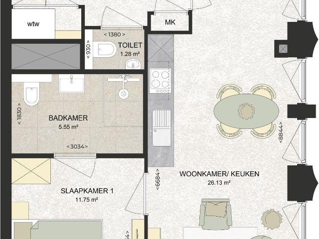 Appartement te huur in Schalkwijk, Haarlem