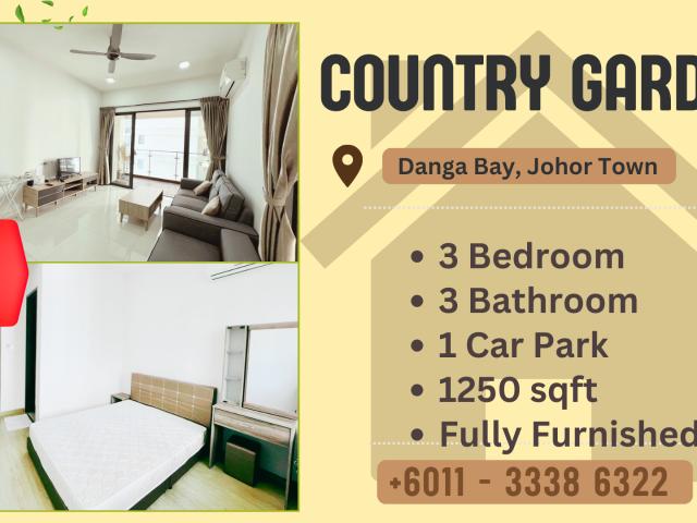 Apartment for rent in Johore Bahru, Johor