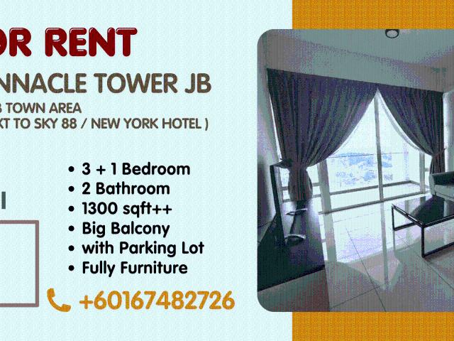 Apartment for rent in Johore Bahru, Johor
