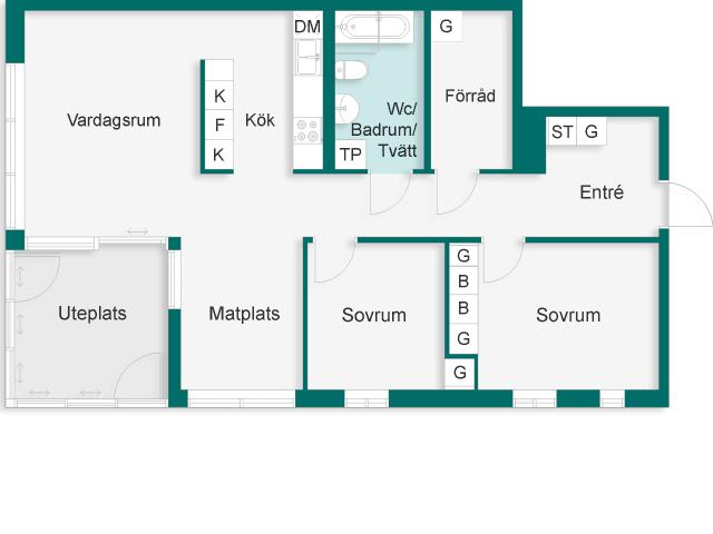 Lägenhet hyra i Älmhult, Kronoberg