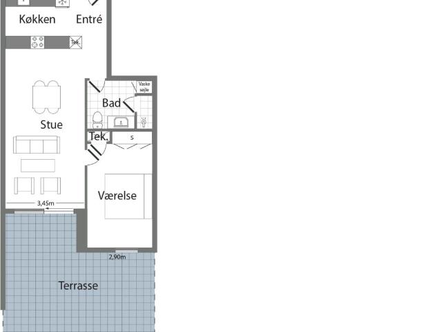Lejlighed til leje i Nørresundby, Brønderslev-Dronninglund
