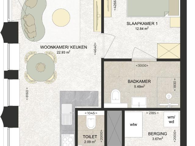 Appartement te huur in Schalkwijk, Haarlem