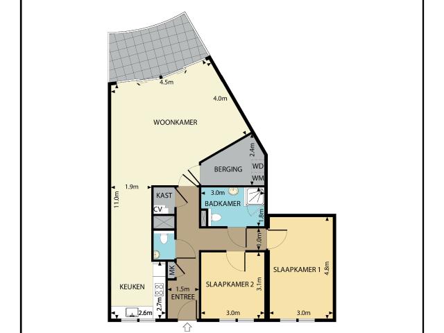 Appartement te huur in Pijnacker, Keijzershof