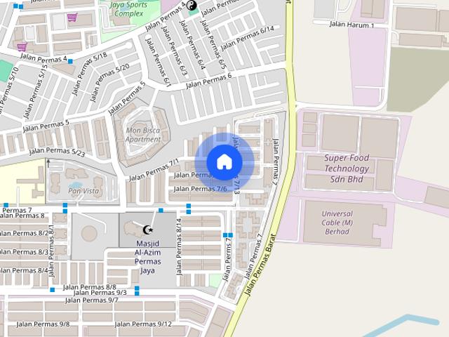 Apartment for rent in Bandar Baru Permas Jaya, Plentong