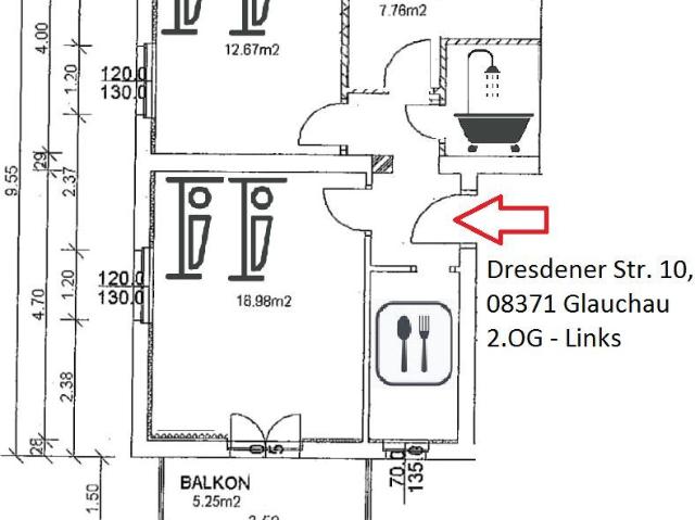 Apartment mieten in Glauchau, Sachsen