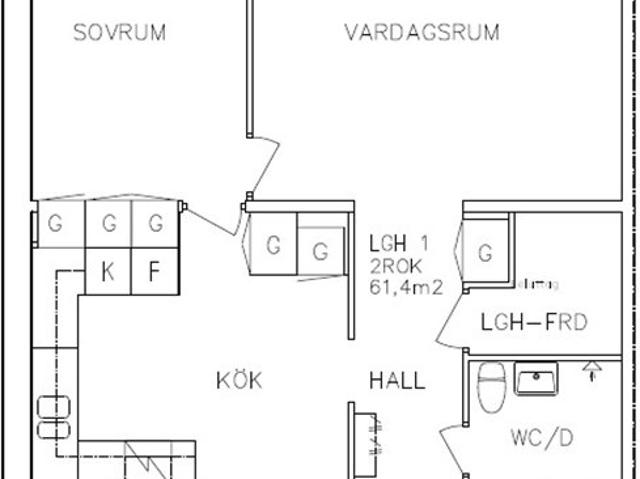 Lägenhet hyra i Ljungafors, Svenljunga