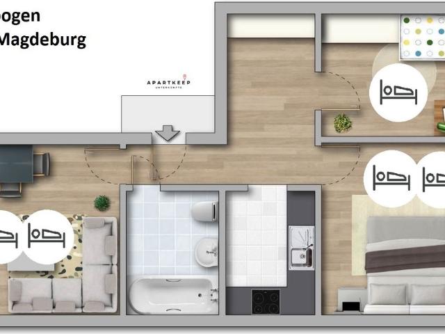 Apartment mieten in Neu Olvenstedt, Magdeburg