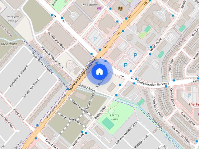 Apartment for rent in City Centre, Mississauga