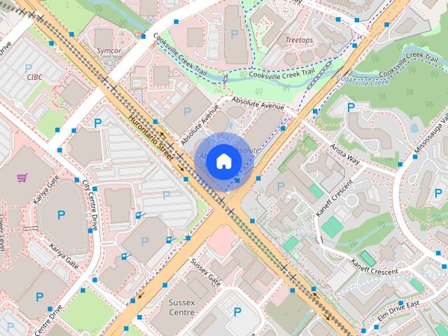 Apartment for rent in City Centre, Mississauga