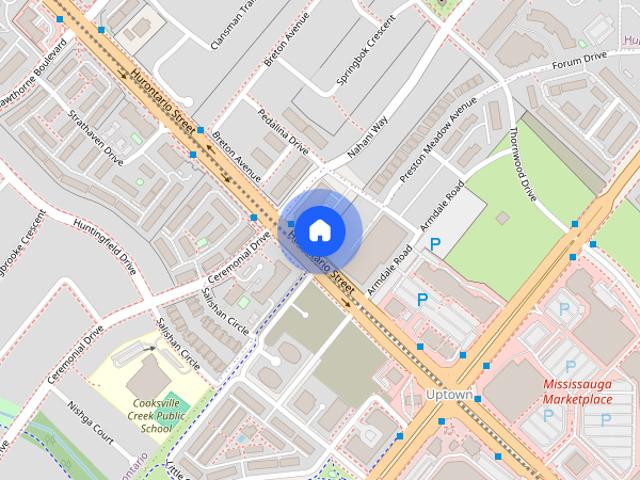 Apartment for rent in Uptown, Mississauga