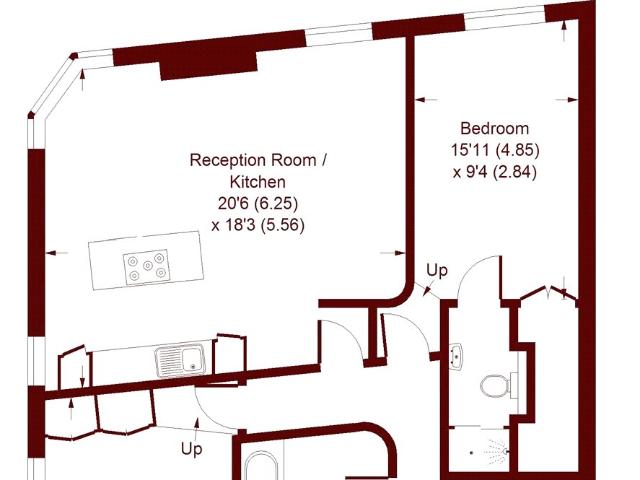 Apartment for rent in Lot's Village, Greater London