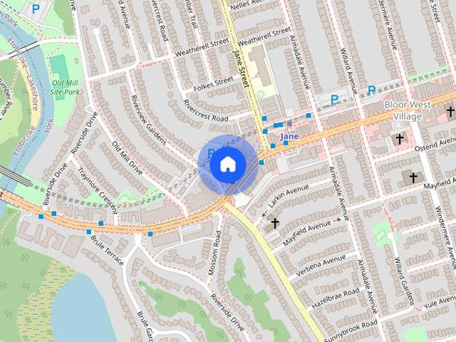 Apartment for rent in Lambton Baby Point, Toronto