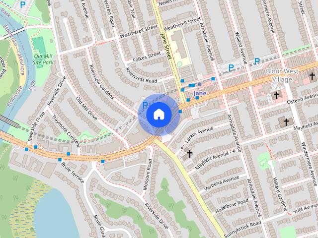 Apartment for rent in Lambton Baby Point, Toronto