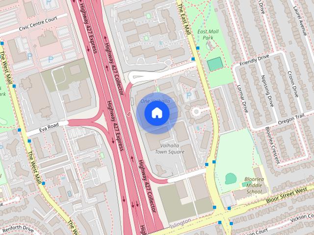 Apartment for rent in Etobicoke Centre, Toronto