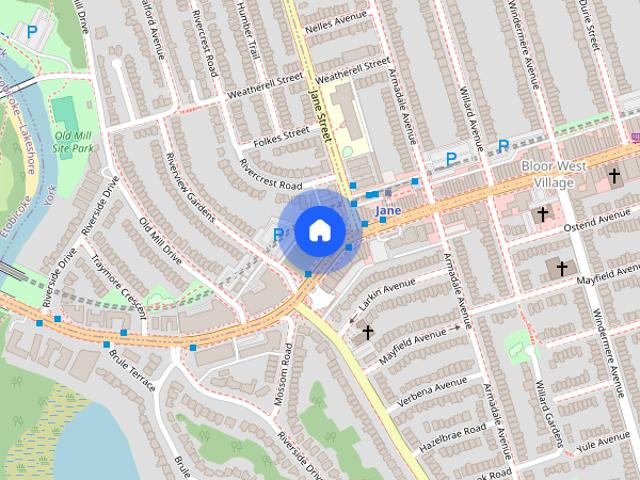 Apartment for rent in Lambton Baby Point, Toronto