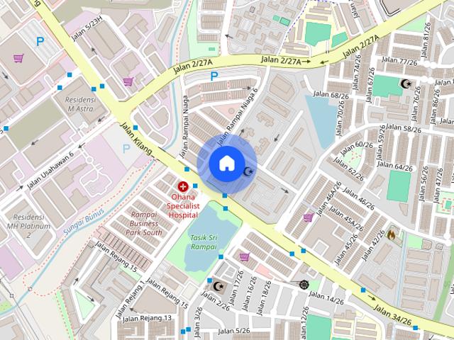 Apartment for rent in Taman Sri Rampai, Kuala Lumpur