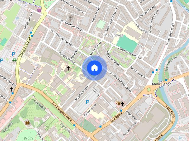Apartment for rent in The Groves, York
