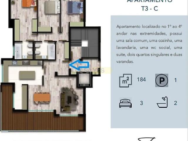 Apartamento alugar em Portas do Montijo, Montijo