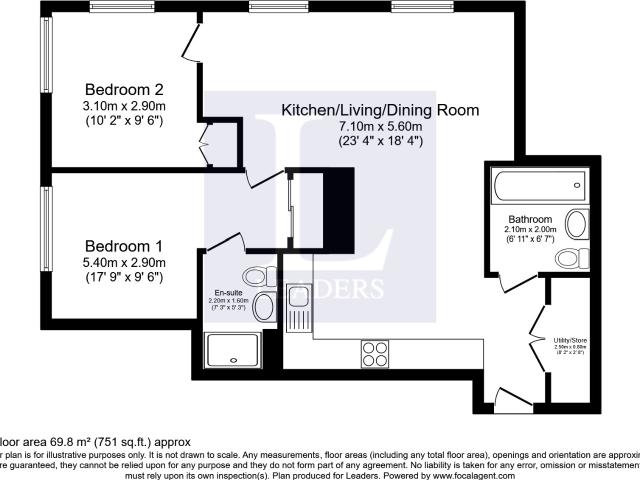 Apartment for rent in Salford, Greater Manchester