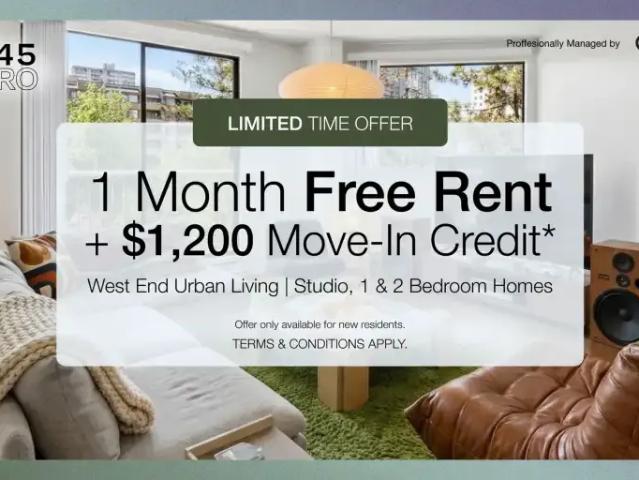 Apartment for rent in West End, Vancouver