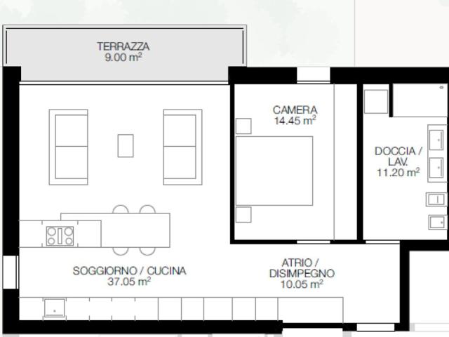 Apartment kaufen in Gordemo, Gordola