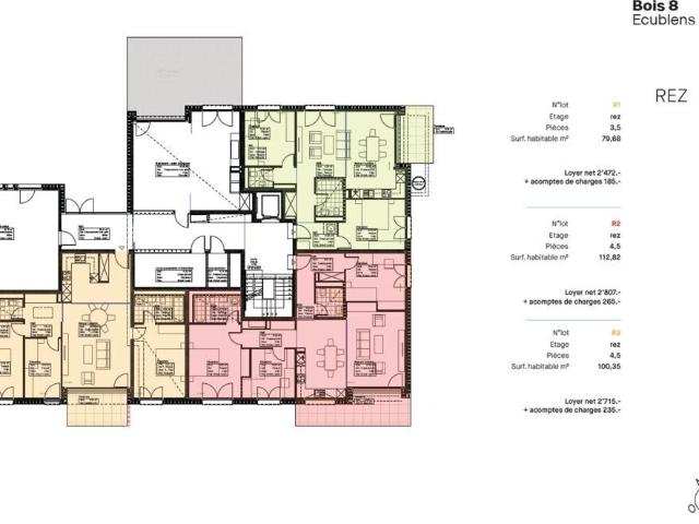Apartment mieten in Ecublens, District de l'Ouest lausannois