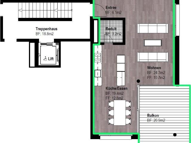 Apartment mieten in Vorimholz, Grossaffoltern