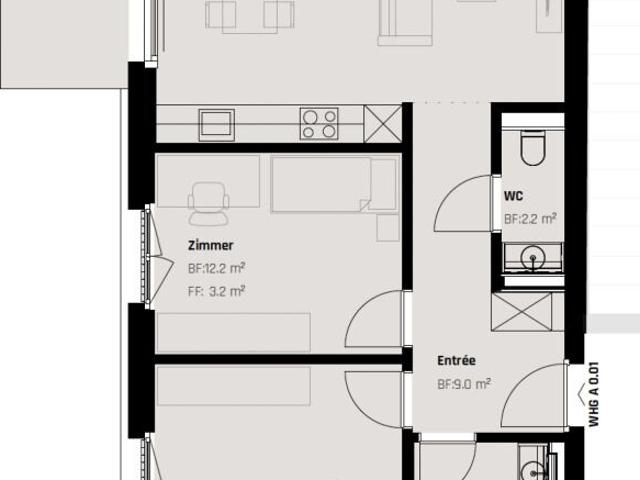 Apartment kaufen in Schwarzenbach (SG), St. Gallen