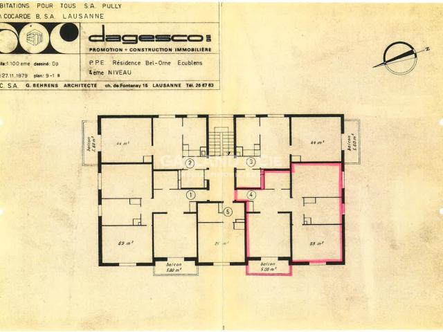 Apartment mieten in Le Motty, Ecublens