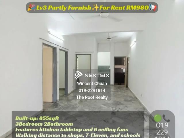 Apartment for rent in Taman Kosas, Majlis Perbandaran Ampang Jaya