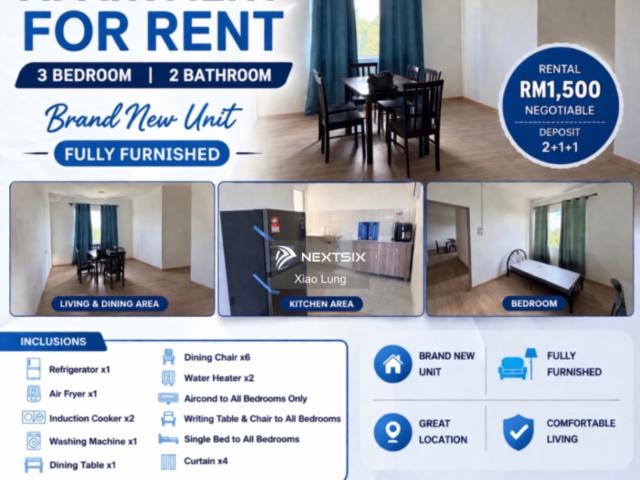 Apartment for rent in Samarahan