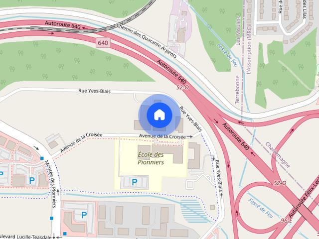 Apartment for rent in Les Moulins, Quebec