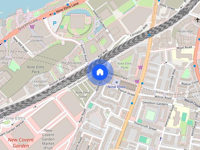 Apartment for rent in Nine Elms, Greater London
