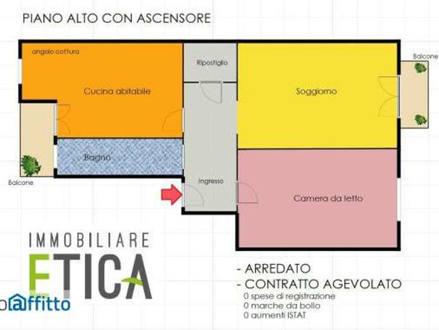 Appartamento in affitto a Circoscrizione 3, Piemonte