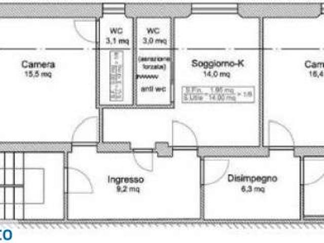 Appartamento in affitto a Paese Alto, Marche