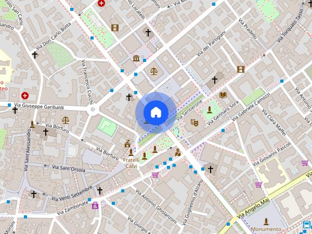 Appartamento in affitto a Città Alta, Bergamo