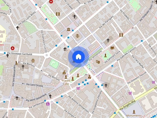 Appartamento in affitto a Città Alta, Bergamo