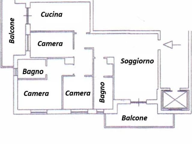 Appartamento in affitto a Quartiere Tribunale, Calabria