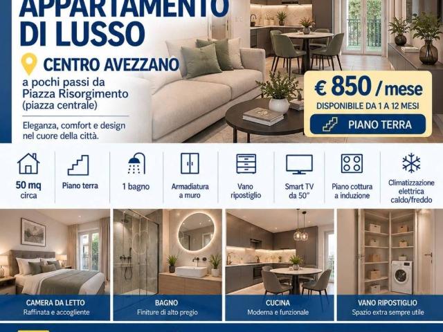 Appartamento in affitto a Avezzano, L'Aquila