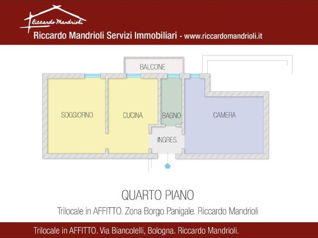 Appartamento in affitto a Borgo Panigale-Reno, Bologna