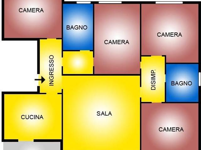 Appartamento in affitto a Bologna, Reggio Emilia