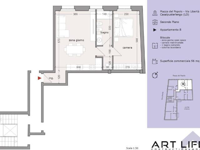 Appartamento in affitto a Casalpusterlengo, Lombardia