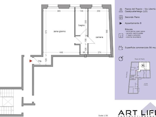 Appartamento in affitto a Casalpusterlengo, Lombardia