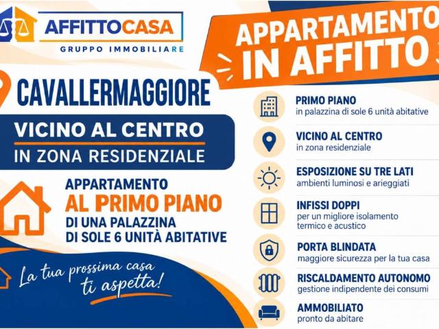 Appartamento in affitto a Cavallermaggiore, Cuneo