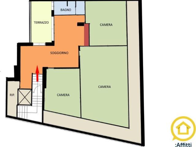 Appartamento in affitto a Unione dei comuni Valle del Savio, Cesenà